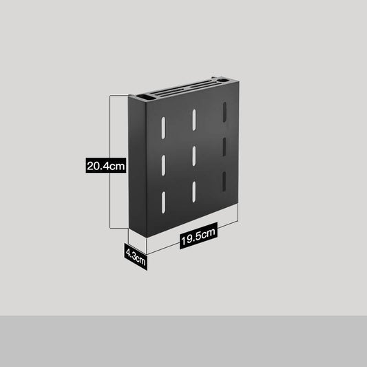 Stainless Steel Wall-Mounted Kitchen Rack – Hole Plate Organizer