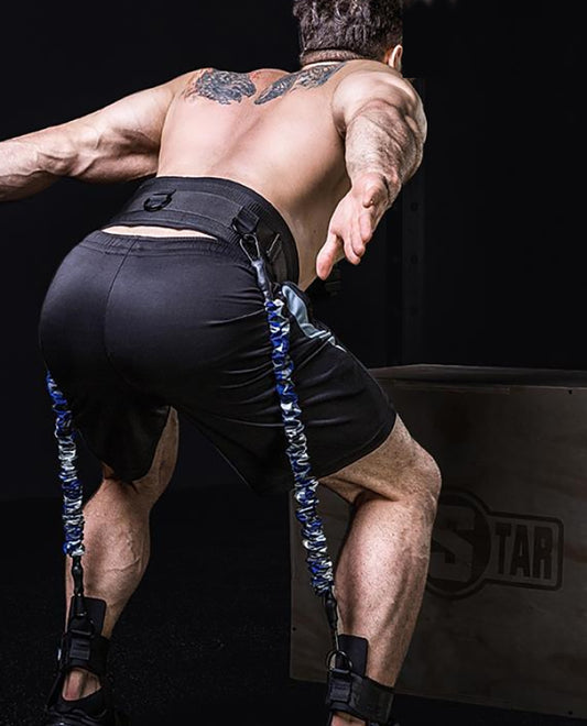 Vertical Trainer Leg Strength Resistance Bands Exercise Higher For Basketball Football Volleyball Training Equipment