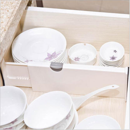 Creative telescopic partitions Plastic drawer dividers