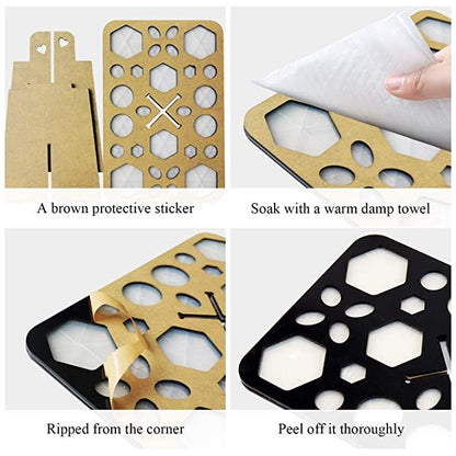 14‑Hole Makeup Brush Drying Rack Stand & Cosmetic Tool Organizer – Durable & Portable