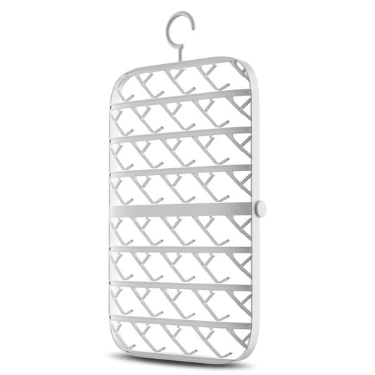 Foldable Plastic Sock Clip Rack – Push–Pull Airfoil Design