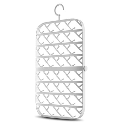 Foldable Plastic Sock Clip Rack – Push–Pull Airfoil Design