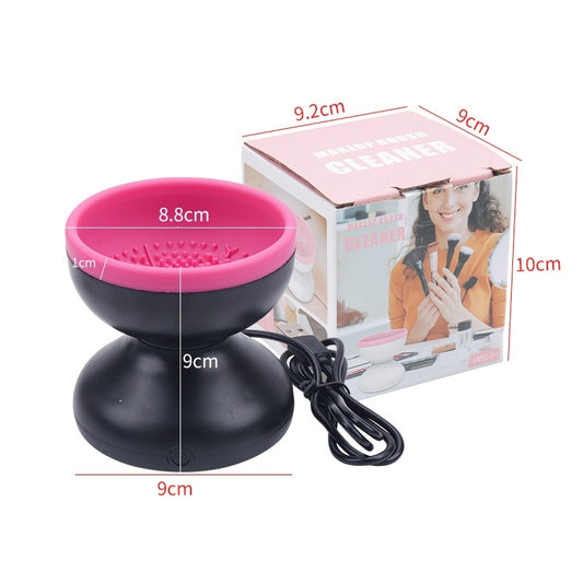 Electric Makeup Brush Cleaner Machine – USB Rechargeable Automatic Cleaning Tool for All Makeup Brushes