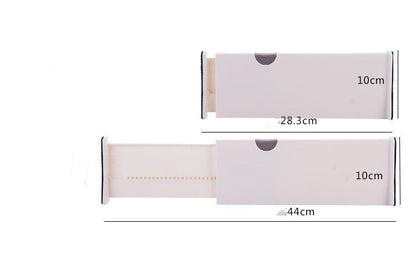 Creative telescopic partitions Plastic drawer dividers