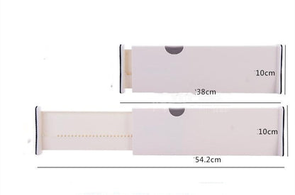 Creative telescopic partitions Plastic drawer dividers