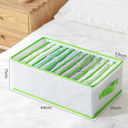 Foldable Fabric Clothes Storage Box – 4 Sizes & Grid Options