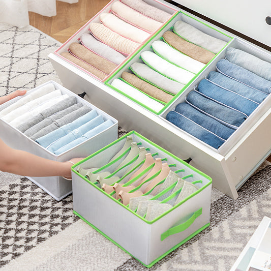 Foldable Fabric Clothes Storage Box – 4 Sizes & Grid Options